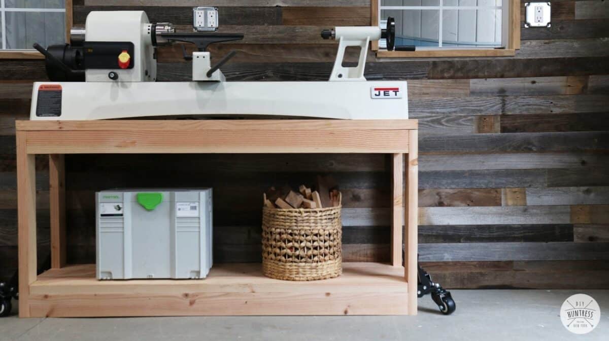 rolling workbench with storage underneath