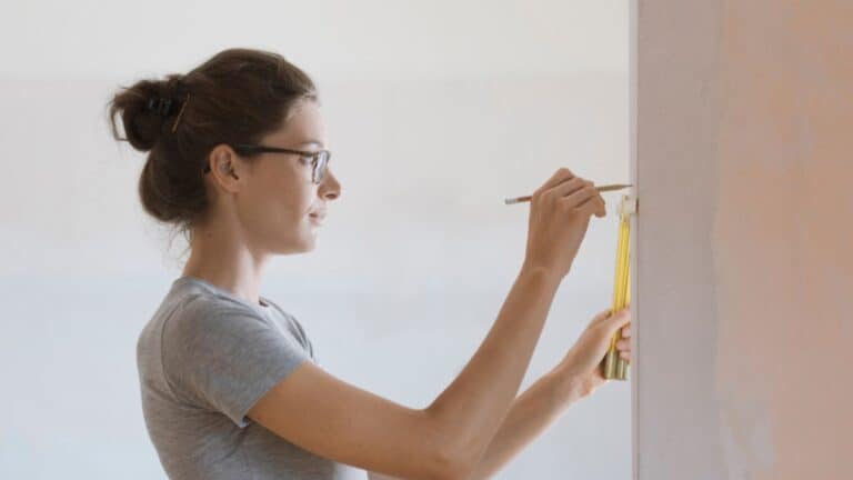 woman doing home improvement project in a day