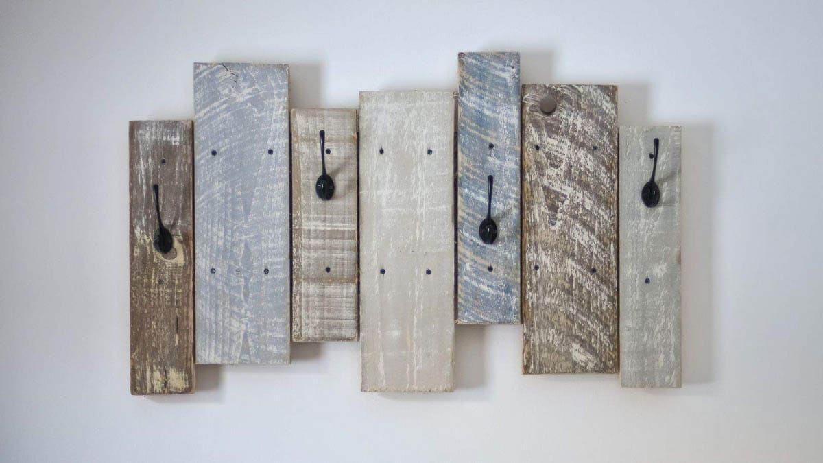 pallet wood coat rack