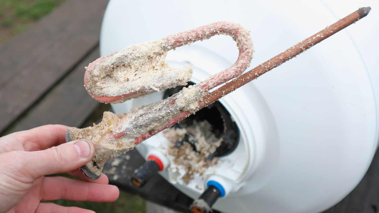 flushing a water heater