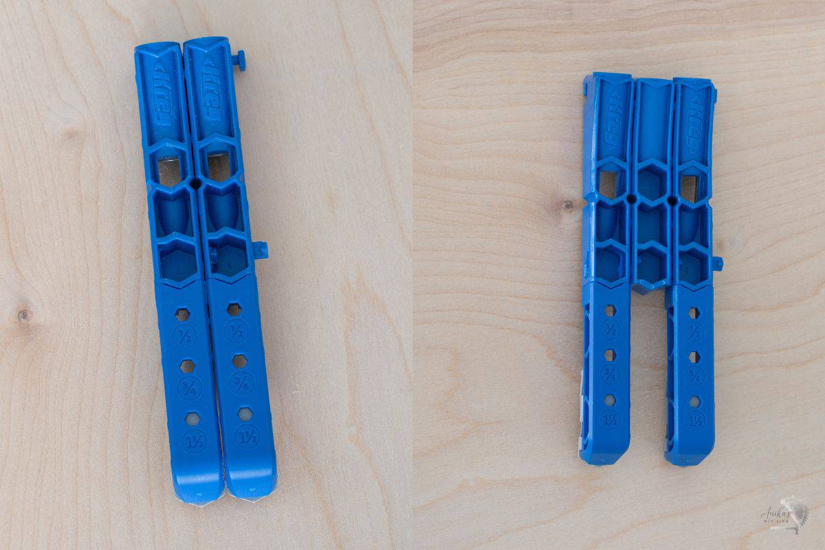 collage of Kreg 320 configurations