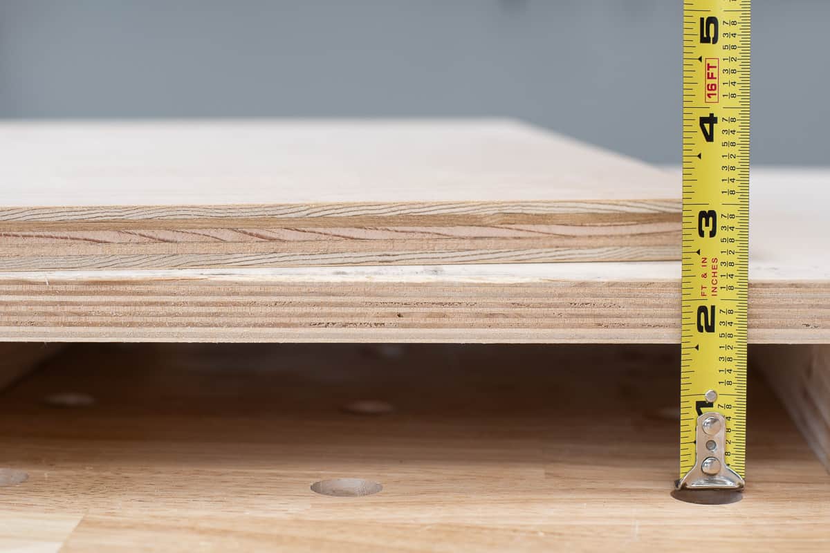 comparison of 7 ply plywood and 11 - ply Baltic Birch
