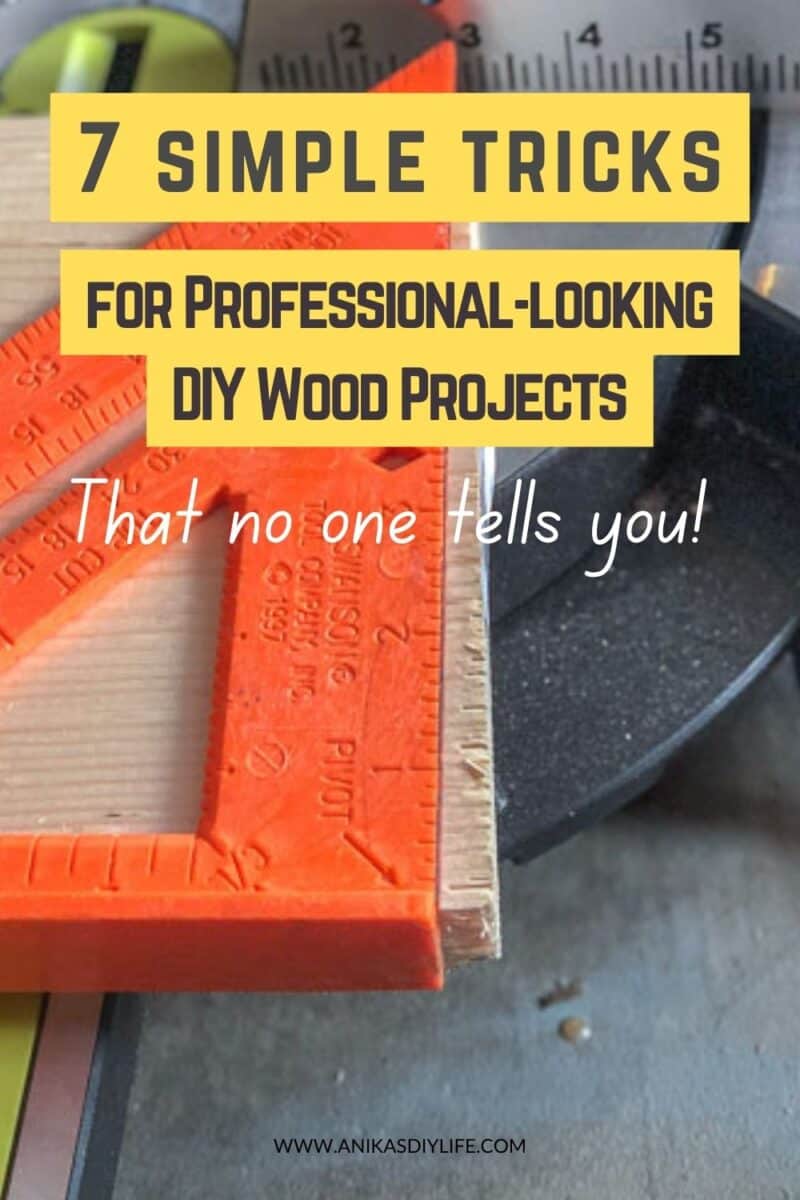 7 Tips for Professional-Looking DIY Wood Projects