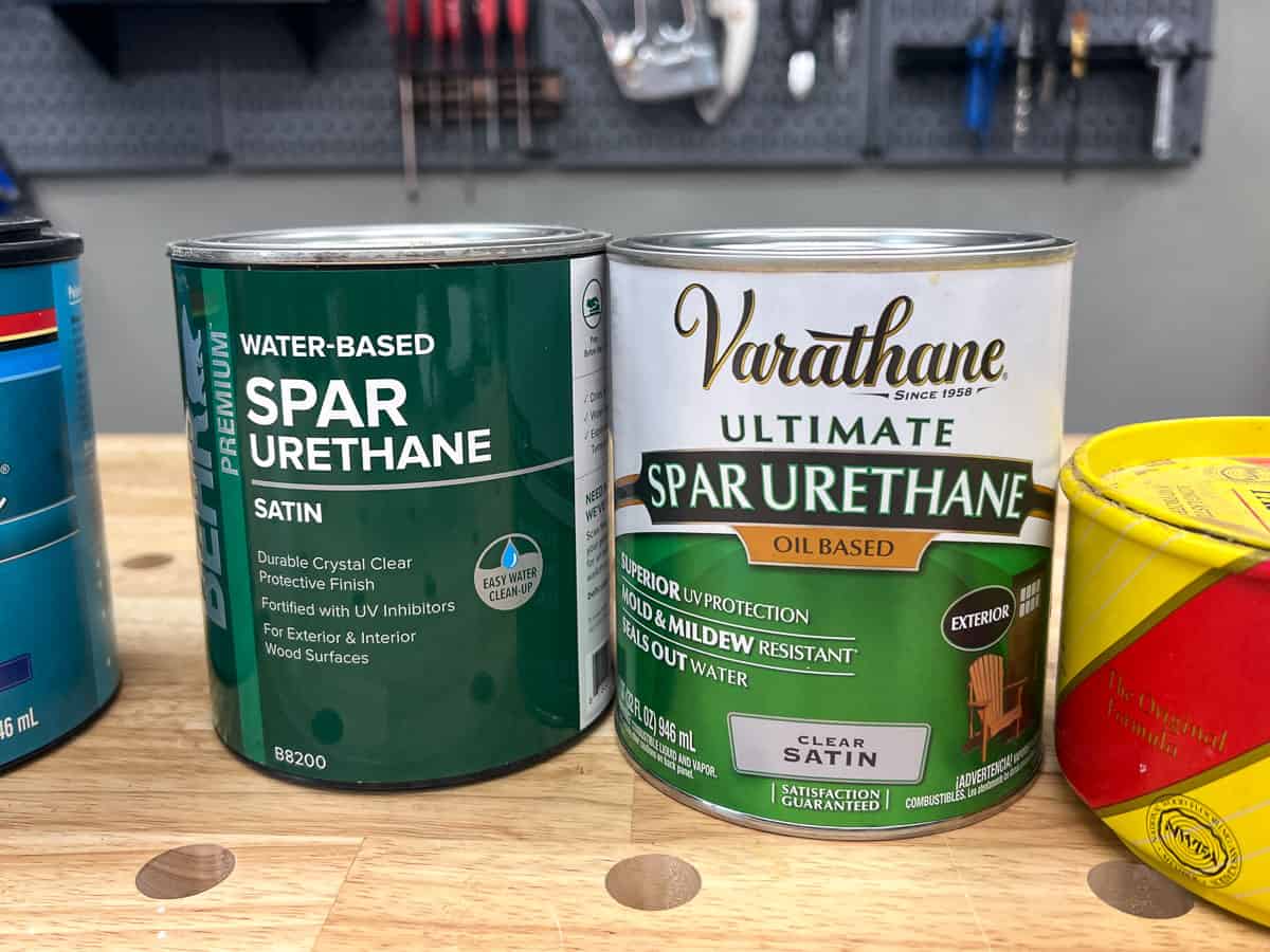 types of Spar Urethane.
