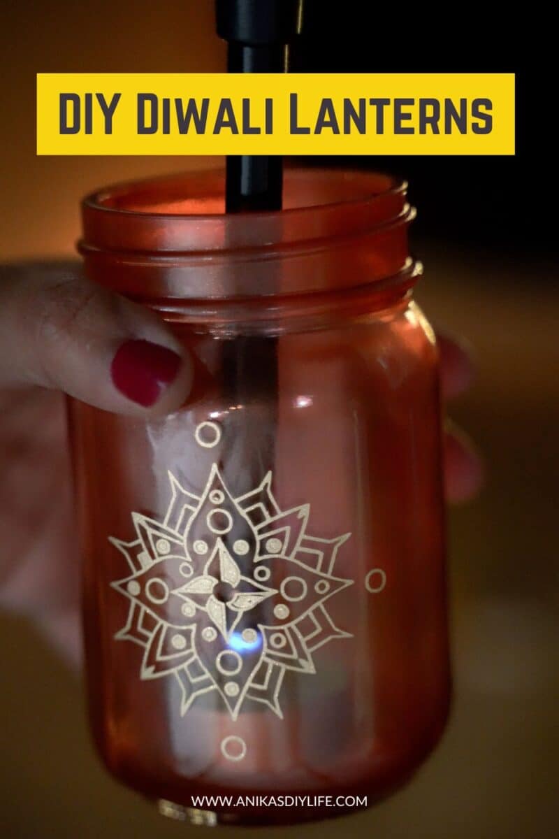 How to Make DIY Diwali Lanterns Using Glass Jars