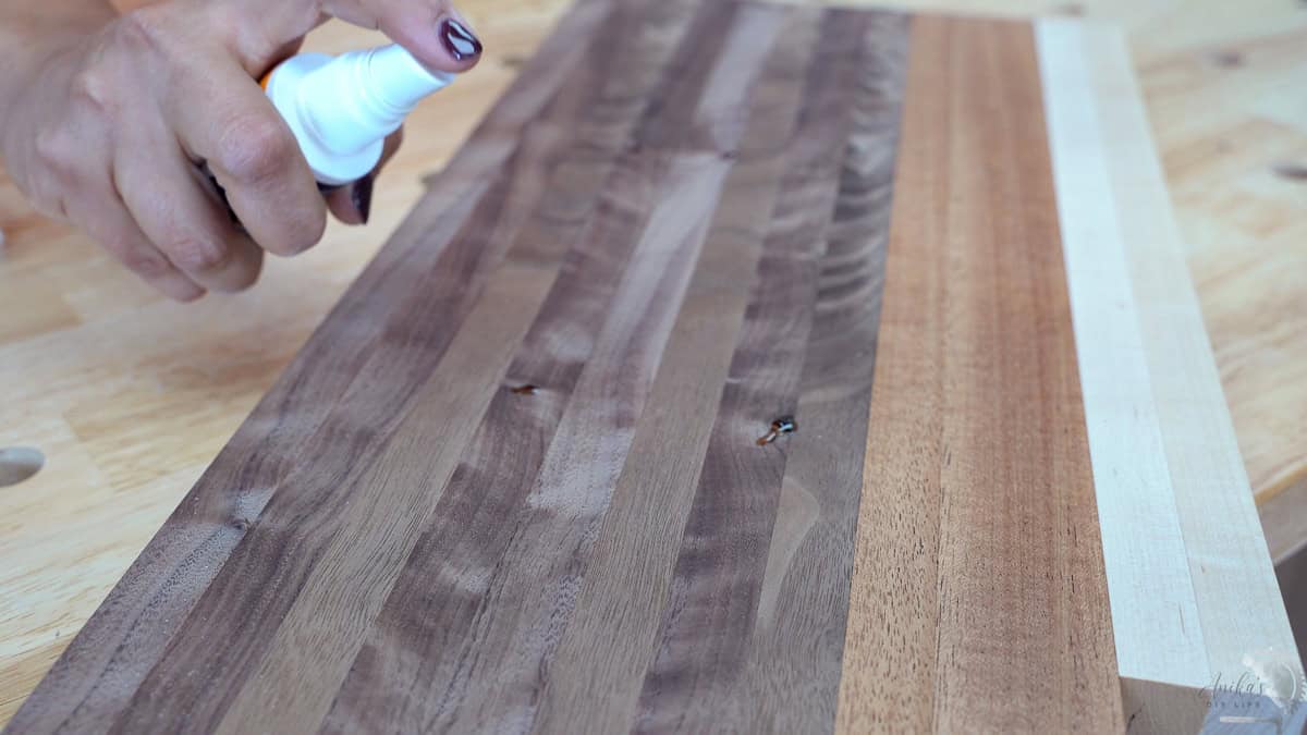 filling voids with CA glue