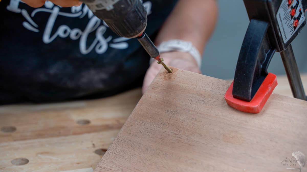 Adding a countersunk screw