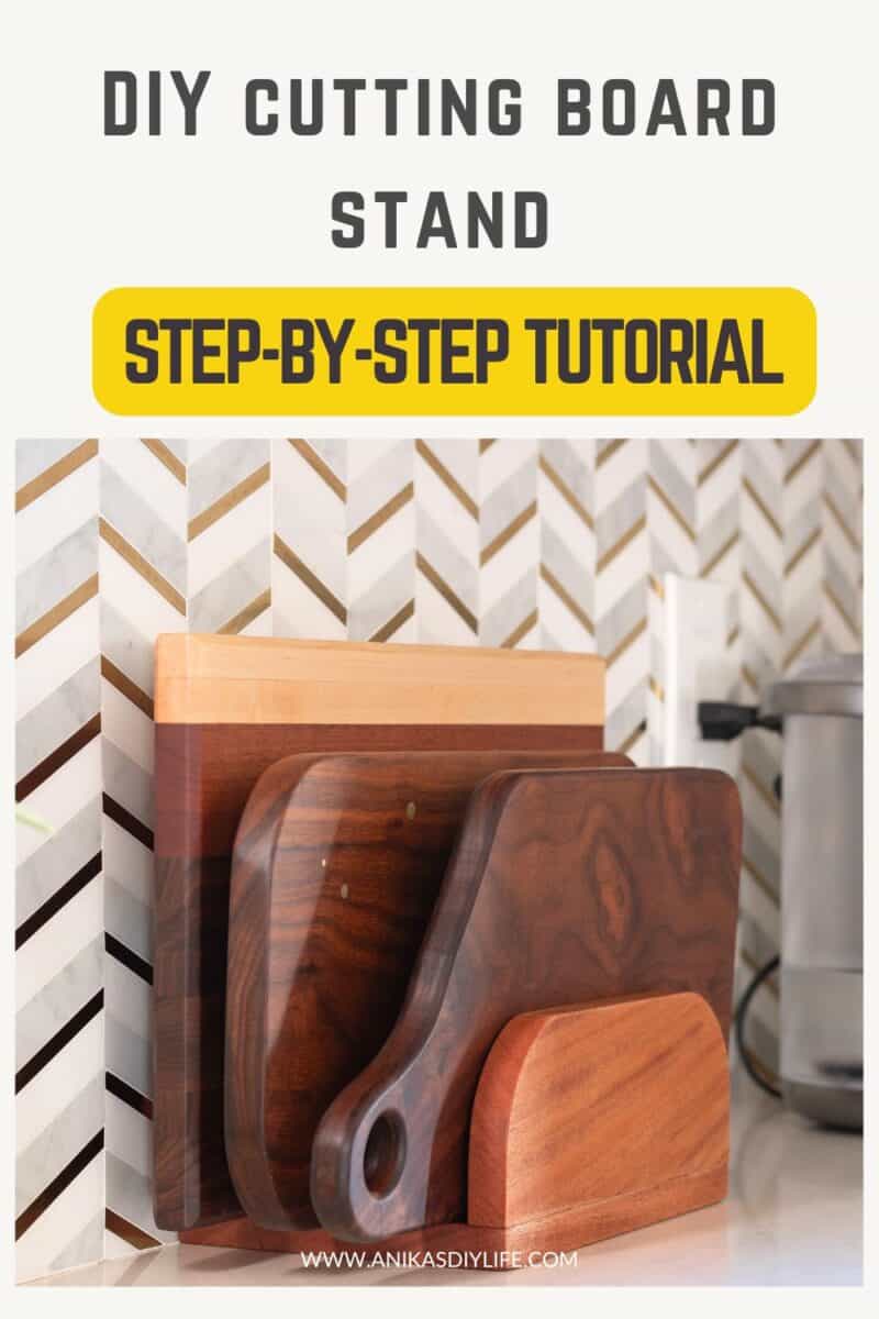 How to Make a DIY Cutting Board Stand