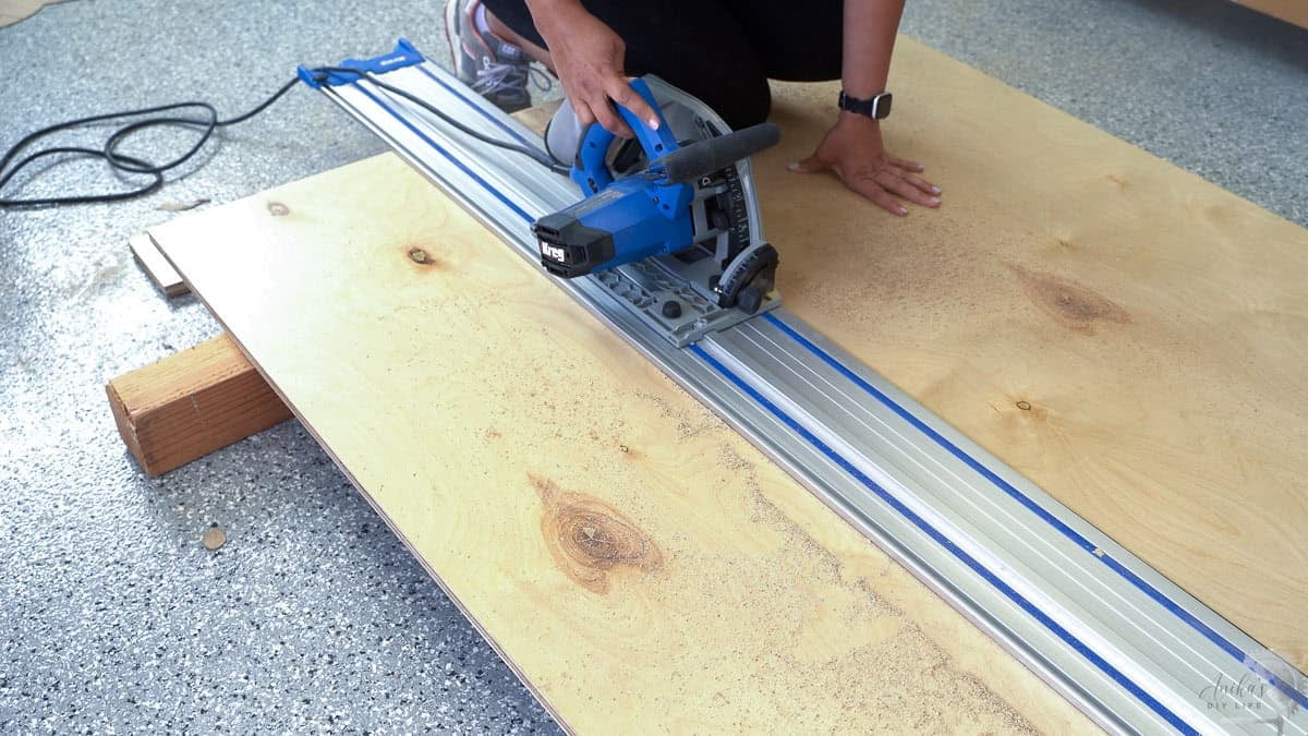 using the Kreg Track saw or ACS system to make the cuts