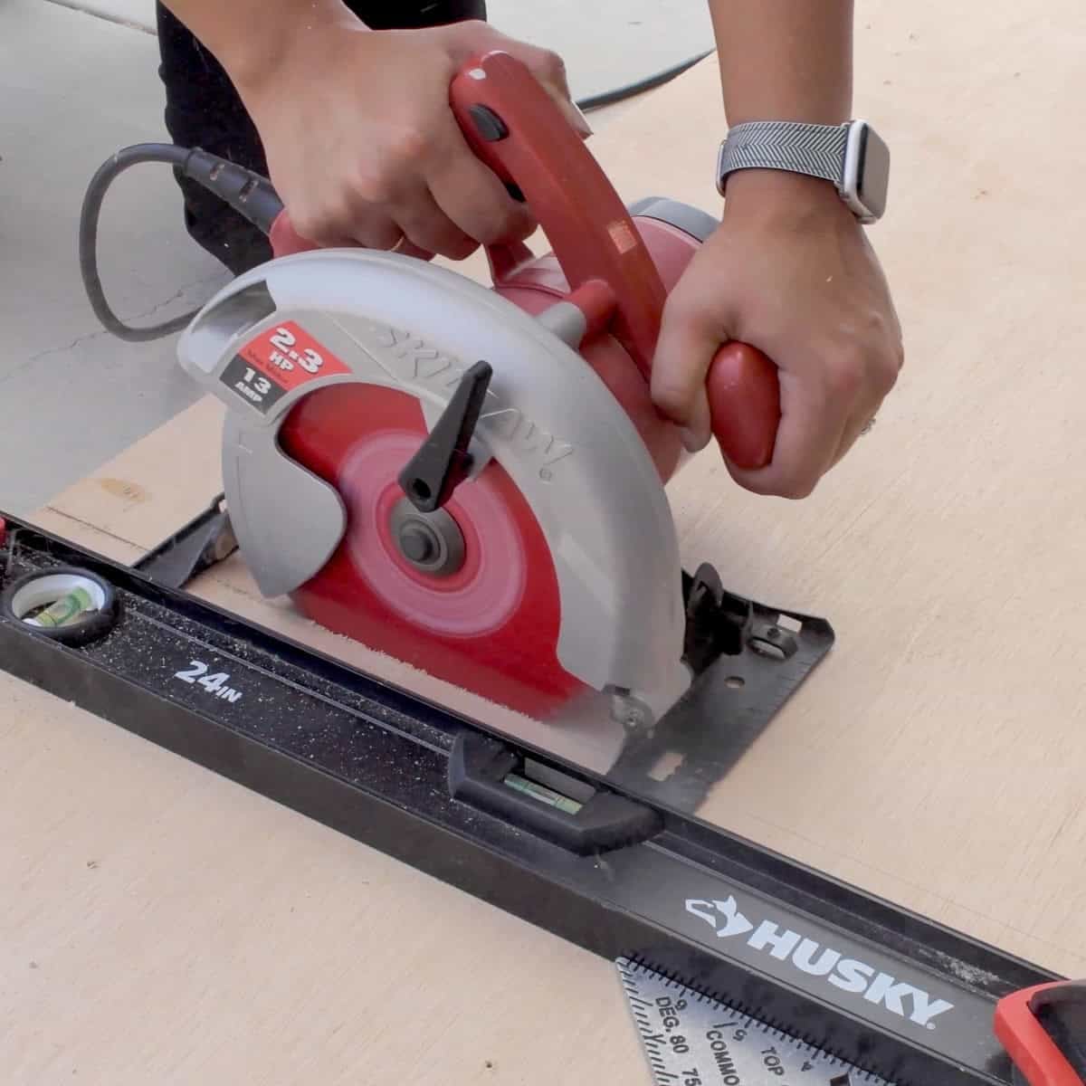 Learn how to cut plywood accurately, safely, and quickly using a circular saw. Perfect for beginners and DIYers - no table saw needed!