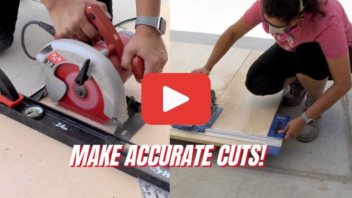 Youtube thumbnail for cutting plywood video on YouTube