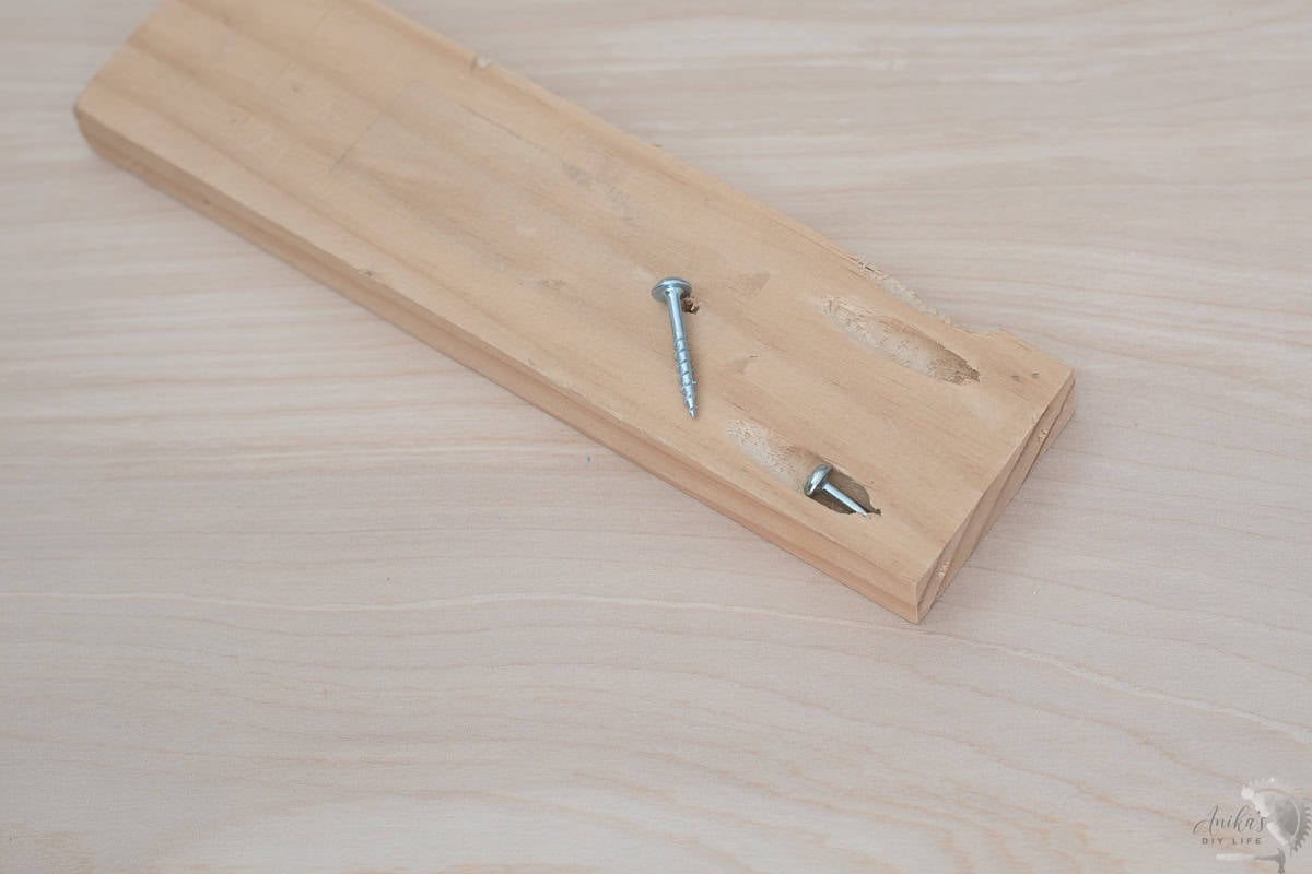 3/4 wood with pocket hole screws