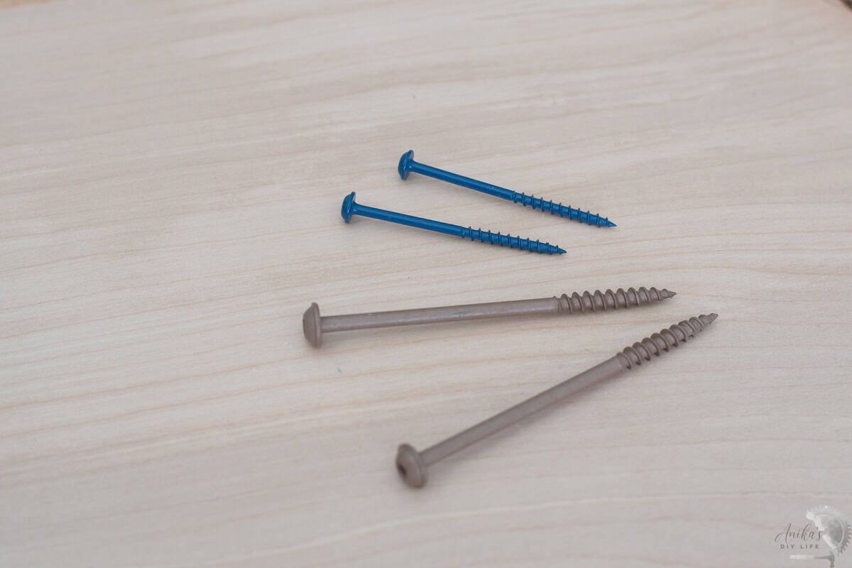 Outdoor pocket hole screws