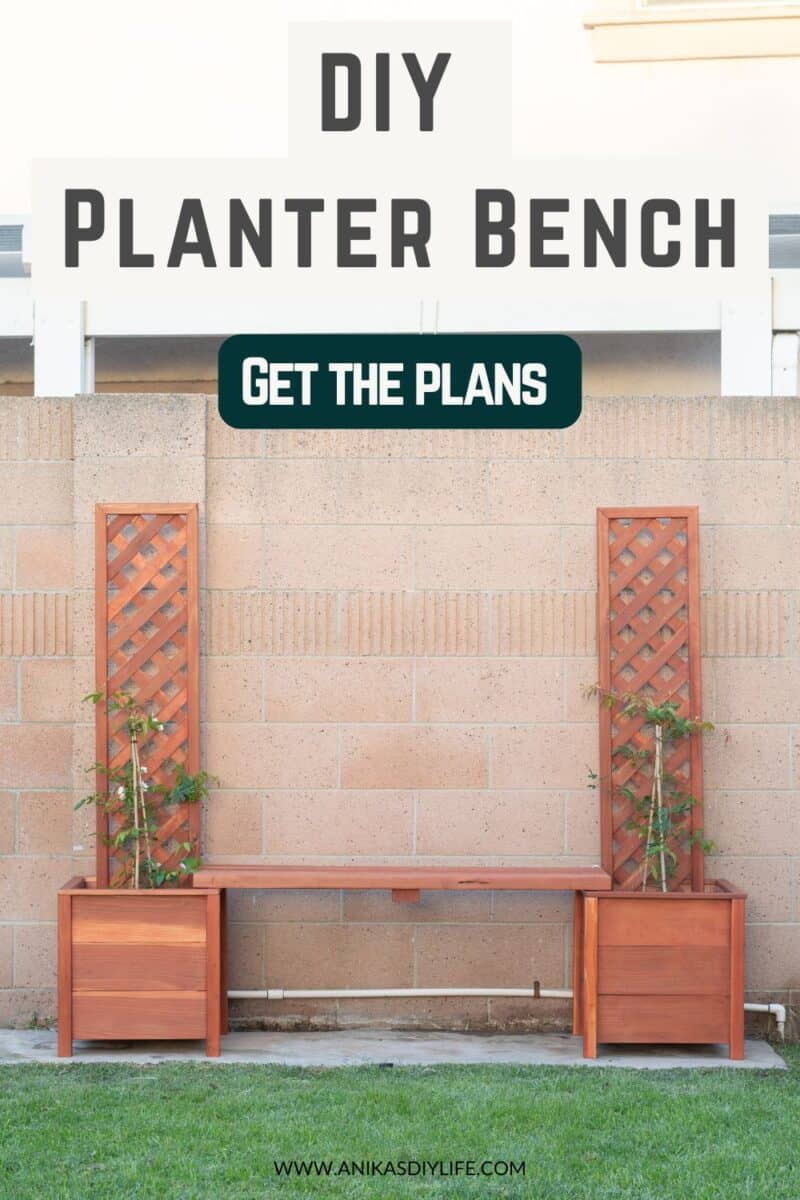 How to Build a Easy Beginner-Friendly DIY Planter Bench